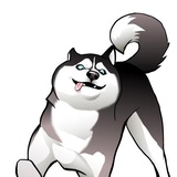 Husky Memes WhatsApp Sticker #9