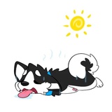 Husky Funny WhatsApp Sticker #11