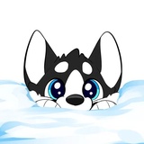 Husky Funny WhatsApp Sticker #13