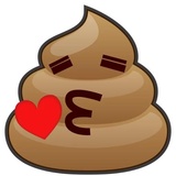 Poop Emoji WhatsApp Sticker #3