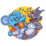 The Itchy & Scratchy WhatsApp Sticker pack