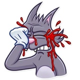 The Itchy & Scratchy WhatsApp Sticker #12