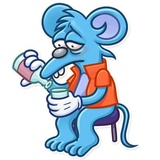 The Itchy & Scratchy WhatsApp Sticker #16