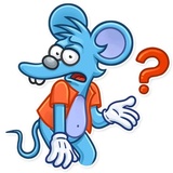 The Itchy & Scratchy WhatsApp Sticker #17