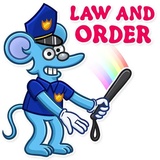 The Itchy & Scratchy WhatsApp Sticker #9