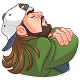 Jay and Silent Bob WhatsApp Sticker #12