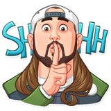 Jay and Silent Bob WhatsApp Sticker #19