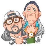 Jay and Silent Bob WhatsApp Sticker #24
