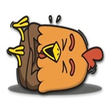 Jacko Chicken WhatsApp Sticker #10