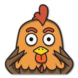 Jacko Chicken WhatsApp Sticker #11