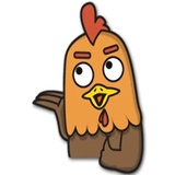 Jacko Chicken WhatsApp Sticker #13