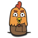 Jacko Chicken WhatsApp Sticker #15