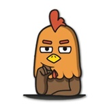 Jacko Chicken WhatsApp Sticker #17