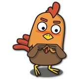 Jacko Chicken WhatsApp Sticker #19