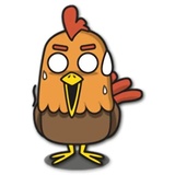 Jacko Chicken WhatsApp Sticker #24