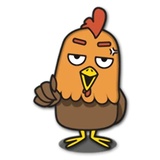 Jacko Chicken WhatsApp Sticker #25