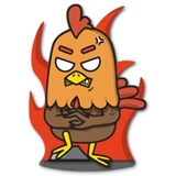 Jacko Chicken WhatsApp Sticker #26