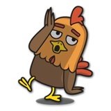 Jacko Chicken WhatsApp Sticker #29
