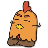 Jacko Chicken WhatsApp Sticker #3