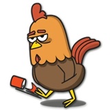Jacko Chicken WhatsApp Sticker #30