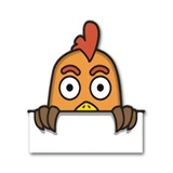 Jacko Chicken WhatsApp Sticker #6