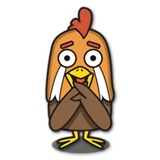 Jacko Chicken WhatsApp Sticker #8