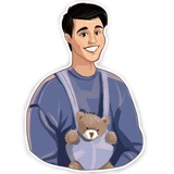 Friends Russia WhatsApp Sticker #15