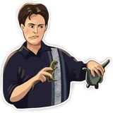 Friends Russia WhatsApp Sticker #3