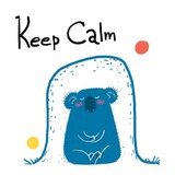 Keep Calm like Koala WhatsApp Sticker #10