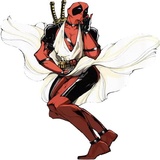 Deadpool Ft Lady WhatsApp Sticker #11