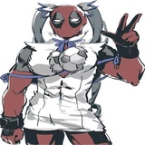 Deadpool Ft Lady WhatsApp Sticker #14