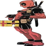 Deadpool Ft Lady WhatsApp Sticker #19