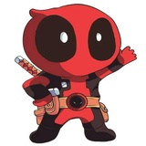 Deadpool Ft Lady WhatsApp Sticker #2