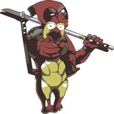 Deadpool Ft Lady WhatsApp Sticker #21
