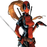 Deadpool Ft Lady WhatsApp Sticker #3