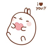 Molang WhatsApp Sticker #14
