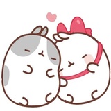 Molang WhatsApp Sticker #20