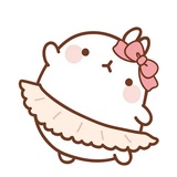 Molang WhatsApp Sticker #29