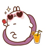 Molang WhatsApp Sticker #4