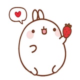 Molang WhatsApp Sticker #7