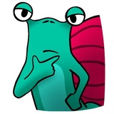 Lazy Snail WhatsApp Sticker #15