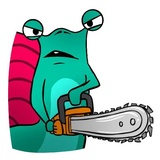 Lazy Snail WhatsApp Sticker #6