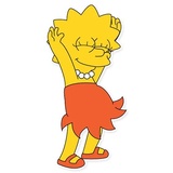 Lisa Simpson WhatsApp Sticker #12