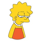 Lisa Simpson WhatsApp Sticker #14