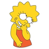 Lisa Simpson WhatsApp Sticker #3