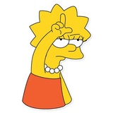 Lisa Simpson WhatsApp Sticker #5