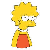 Lisa Simpson WhatsApp Sticker #6