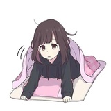 Cute Anime Girl WhatsApp Sticker #11