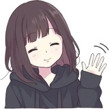 Cute Anime Girl WhatsApp Sticker #12