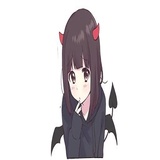 Cute Anime Girl WhatsApp Sticker #20